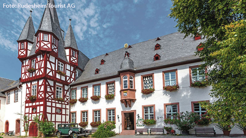 I Rüdesheim. Dagene fri til å gå på julemarkedet.